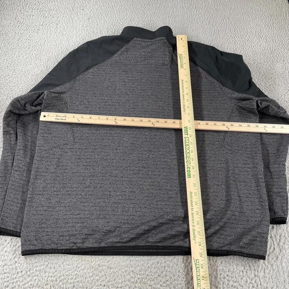 Alaskan Hardgear Duluth Trading Blackburn 1/4 Zip Pullover Fleece Jacket Grey XL